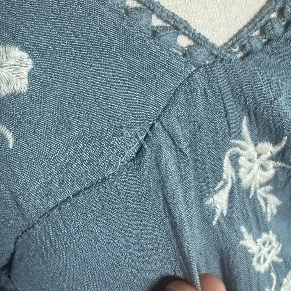 Sim Sam Blue Embroidered - Picture 6 of 8